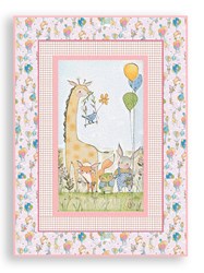 Hello World!  A Good Day Baby <br>Quilt Kit - Pink